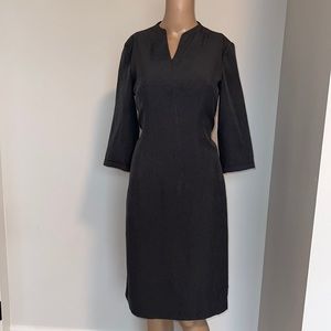 Crop sleeved dress size m colour grey